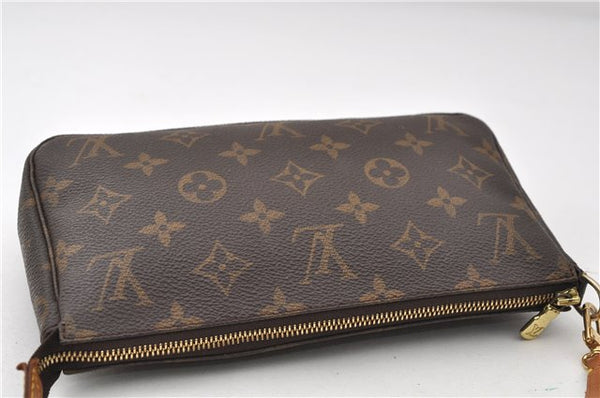 Authentic Louis Vuitton Monogram Pochette Accessoires Pouch M51980 LV 5963E