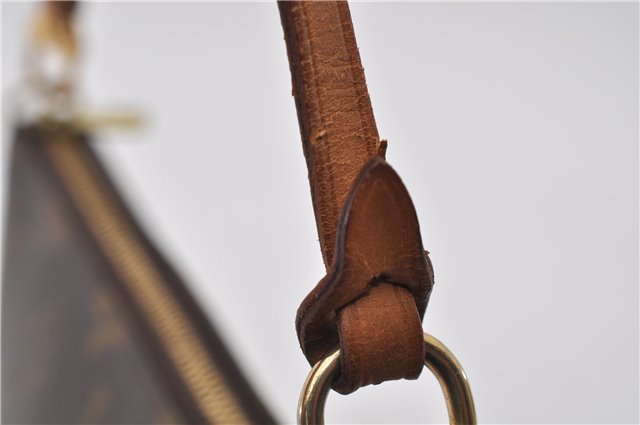 Authentic Louis Vuitton Monogram Pochette Accessoires Pouch M51980 LV 5963E