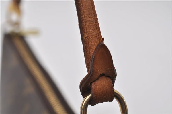 Authentic Louis Vuitton Monogram Pochette Accessoires Pouch M51980 LV 5963E