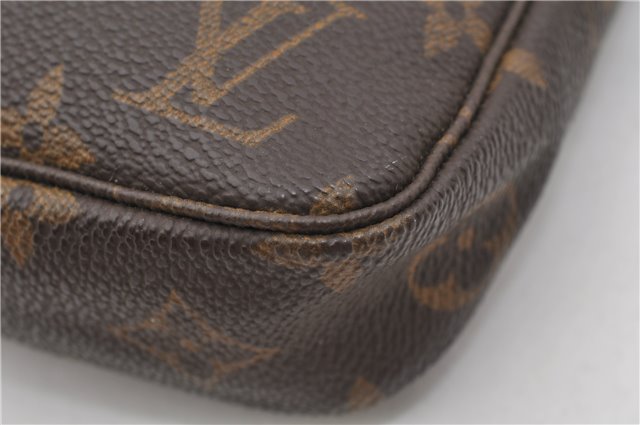 Authentic Louis Vuitton Monogram Pochette Accessoires Pouch M51980 LV 5963E