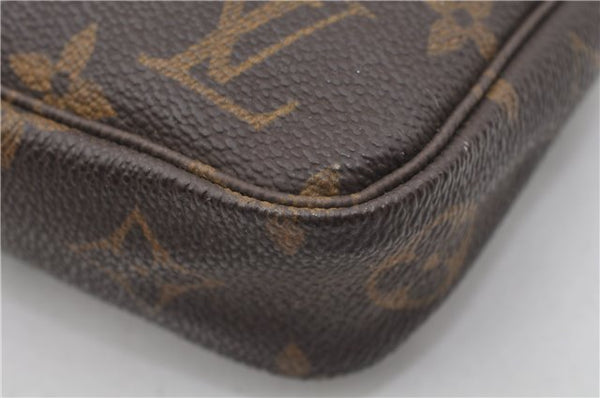 Authentic Louis Vuitton Monogram Pochette Accessoires Pouch M51980 LV 5963E