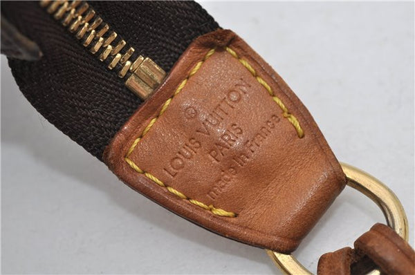 Authentic Louis Vuitton Monogram Pochette Accessoires Pouch M51980 LV 5963E