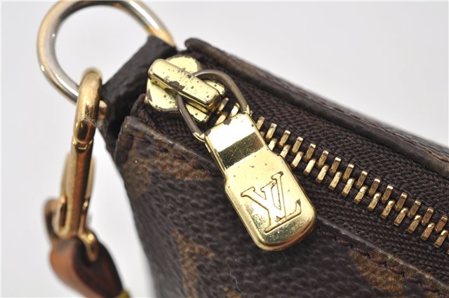 Authentic Louis Vuitton Monogram Pochette Accessoires Pouch M51980 LV 5963E