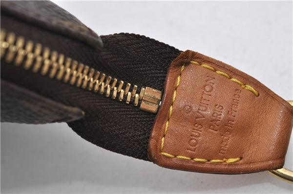 Authentic Louis Vuitton Monogram Pochette Accessoires Pouch M51980 LV 5963E