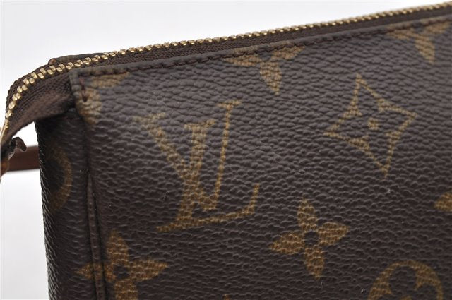 Authentic Louis Vuitton Monogram Pochette Accessoires Pouch M51980 LV 5963E