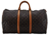 Authentic Louis Vuitton Monogram Keepall 50 Travel Boston Bag M41426 LV 5968E