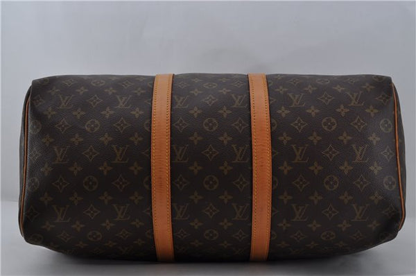 Authentic Louis Vuitton Monogram Keepall 50 Travel Boston Bag M41426 LV 5968E