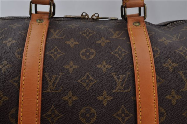 Authentic Louis Vuitton Monogram Keepall 50 Travel Boston Bag M41426 LV 5968E