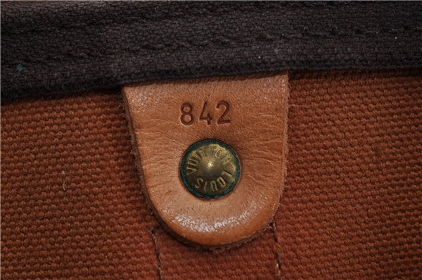 Authentic Louis Vuitton Monogram Keepall 50 Travel Boston Bag M41426 LV 5968E