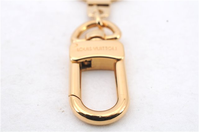 Authentic LOUIS VUITTON Charm Key Chain Anokre Gold M62694 LV 5971C