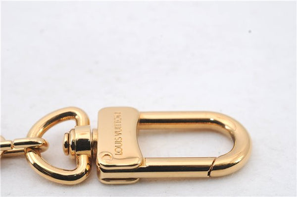 Authentic LOUIS VUITTON Charm Key Chain Anokre Gold M62694 LV 5971C