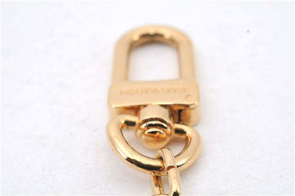 Authentic LOUIS VUITTON Charm Key Chain Anokre Gold M62694 LV 5971C