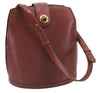 Authentic Louis Vuitton Epi Cluny Shoulder Cross Body Bag Brown M52253 LV 5973D