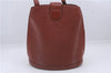 Authentic Louis Vuitton Epi Cluny Shoulder Cross Body Bag Brown M52253 LV 5973D