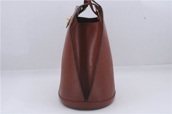 Authentic Louis Vuitton Epi Cluny Shoulder Cross Body Bag Brown M52253 LV 5973D