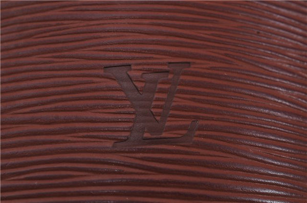Authentic Louis Vuitton Epi Cluny Shoulder Cross Body Bag Brown M52253 LV 5973D