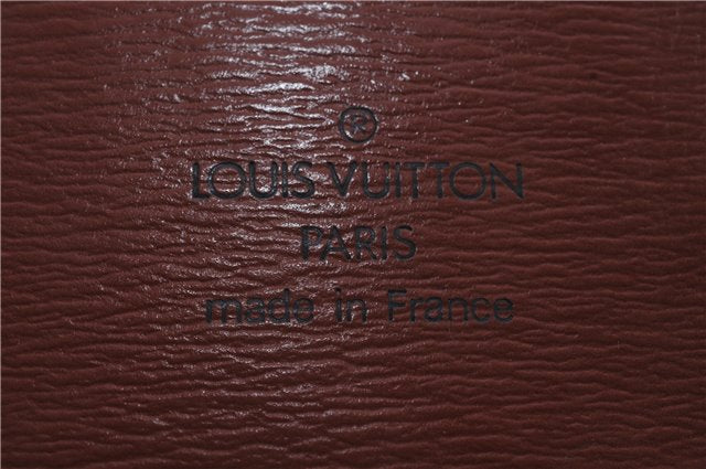Authentic Louis Vuitton Epi Cluny Shoulder Cross Body Bag Brown M52253 LV 5973D