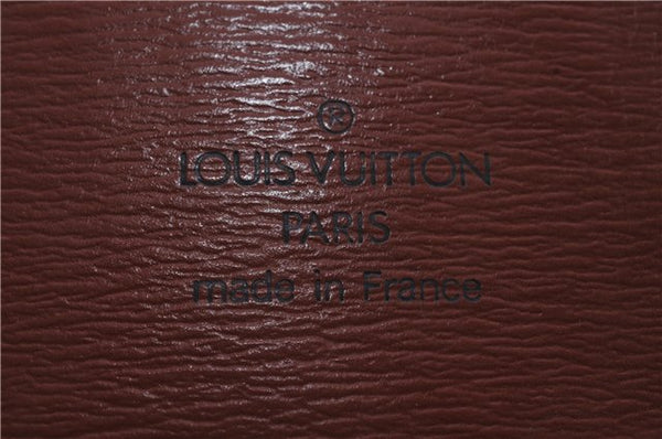 Authentic Louis Vuitton Epi Cluny Shoulder Cross Body Bag Brown M52253 LV 5973D
