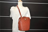 Authentic Louis Vuitton Epi Cluny Shoulder Cross Body Bag Brown M52253 LV 5973D