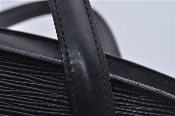 Authentic Louis Vuitton Epi Saint Jacques Hand Bag Black M52272 LV 5977D