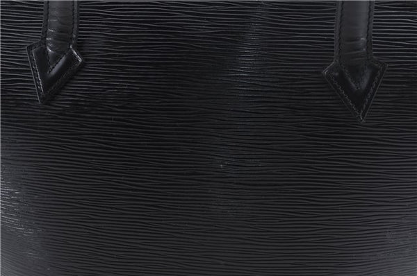 Authentic Louis Vuitton Epi Saint Jacques Hand Bag Black M52272 LV 5977D