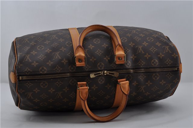 Authentic Louis Vuitton Monogram Keepall 45 Travel Boston Bag M41428 LV 5977E