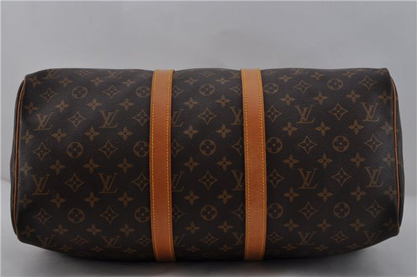 Authentic Louis Vuitton Monogram Keepall 45 Travel Boston Bag M41428 LV 5977E