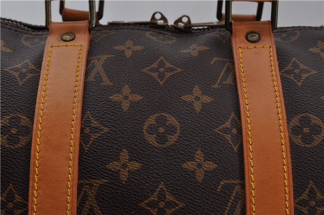 Authentic Louis Vuitton Monogram Keepall 45 Travel Boston Bag M41428 LV 5977E