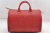 Authentic Louis Vuitton Epi Speedy 30 Hand Boston Bag Red M43007 LV 5978D