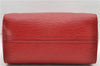 Authentic Louis Vuitton Epi Speedy 30 Hand Boston Bag Red M43007 LV 5978D