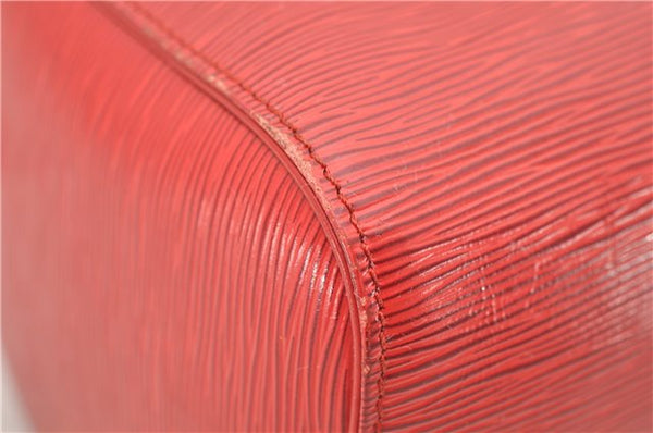 Authentic Louis Vuitton Epi Speedy 30 Hand Boston Bag Red M43007 LV 5978D