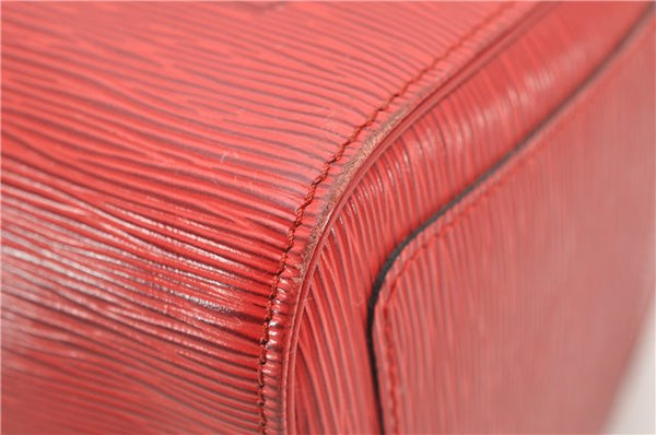 Authentic Louis Vuitton Epi Speedy 30 Hand Boston Bag Red M43007 LV 5978D