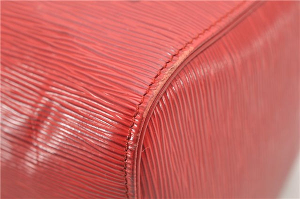 Authentic Louis Vuitton Epi Speedy 30 Hand Boston Bag Red M43007 LV 5978D