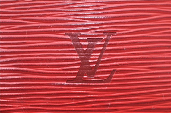 Authentic Louis Vuitton Epi Speedy 30 Hand Boston Bag Red M43007 LV 5978D