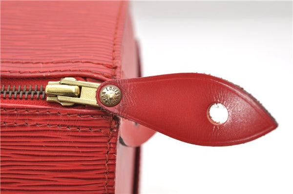 Authentic Louis Vuitton Epi Speedy 30 Hand Boston Bag Red M43007 LV 5978D