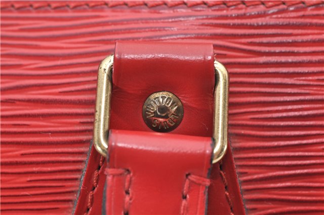 Authentic Louis Vuitton Epi Speedy 30 Hand Boston Bag Red M43007 LV 5978D