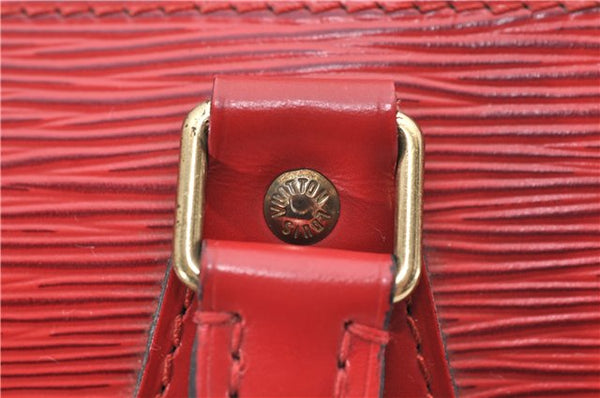 Authentic Louis Vuitton Epi Speedy 30 Hand Boston Bag Red M43007 LV 5978D