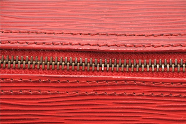 Authentic Louis Vuitton Epi Speedy 30 Hand Boston Bag Red M43007 LV 5978D