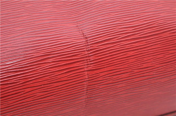 Authentic Louis Vuitton Epi Speedy 30 Hand Boston Bag Red M43007 LV 5978D