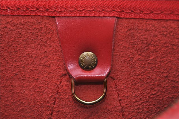 Authentic Louis Vuitton Epi Speedy 30 Hand Boston Bag Red M43007 LV 5978D
