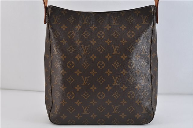 Authentic LOUIS VUITTON Monogram Looping GM Shoulder Bag M51145 LV 5979C