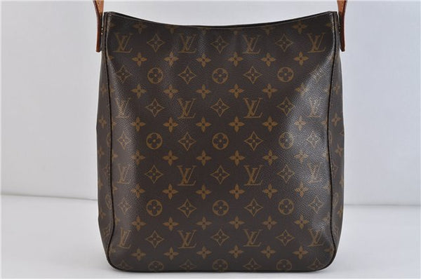 Authentic LOUIS VUITTON Monogram Looping GM Shoulder Bag M51145 LV 5979C