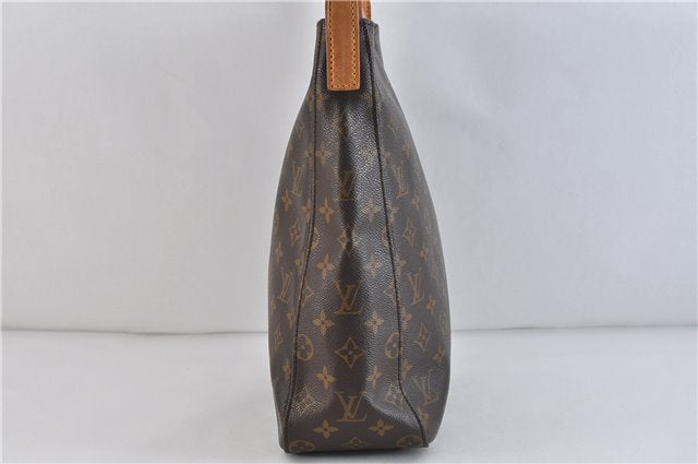 Authentic LOUIS VUITTON Monogram Looping GM Shoulder Bag M51145 LV 5979C