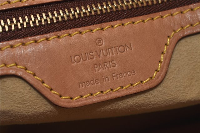 Authentic LOUIS VUITTON Monogram Looping GM Shoulder Bag M51145 LV 5979C