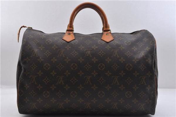 Authentic LOUIS VUITTON Monogram Speedy 40 Hand Bag Purse M41522 LV 5980C