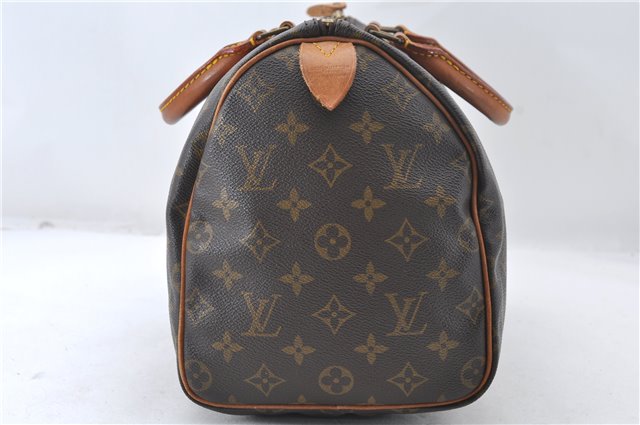 Authentic Louis Vuitton Monogram Speedy 30 Hand Boston Bag M41526 LV 5980E