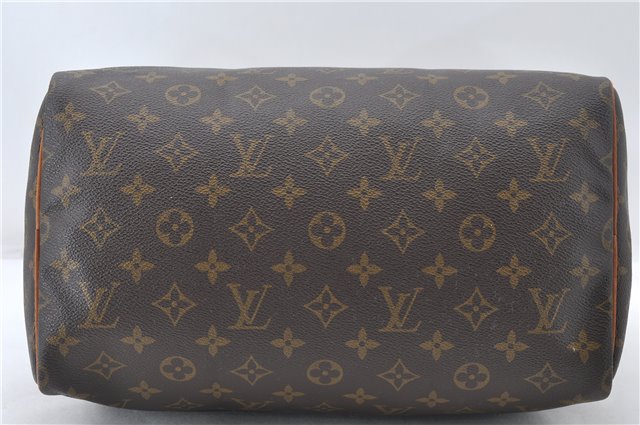 Authentic Louis Vuitton Monogram Speedy 30 Hand Boston Bag M41526 LV 5980E