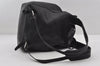 Authentic GUCCI Vintage Backpack Purse Leather Black 5981I