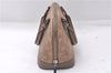 Louis Vuitton Monogram Satin Little Alma Hand Bag Gray Beige M92147 LV 5982D