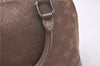 Louis Vuitton Monogram Satin Little Alma Hand Bag Gray Beige M92147 LV 5982D